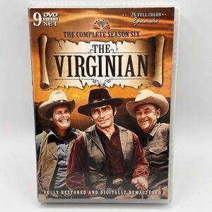 The Virginian the Complete Sixth 6 Season DVD Western TV Series 2012 New Sealed